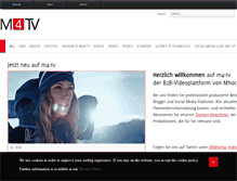 Tablet Screenshot of m4-tv.com